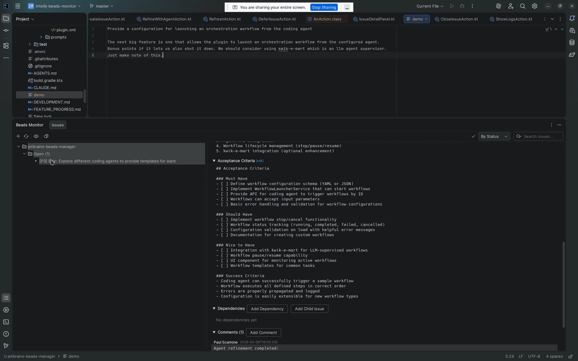 Beads Manager plugin demo